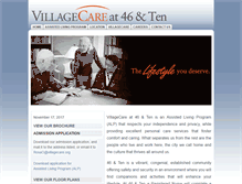 Tablet Screenshot of 46and10village.org